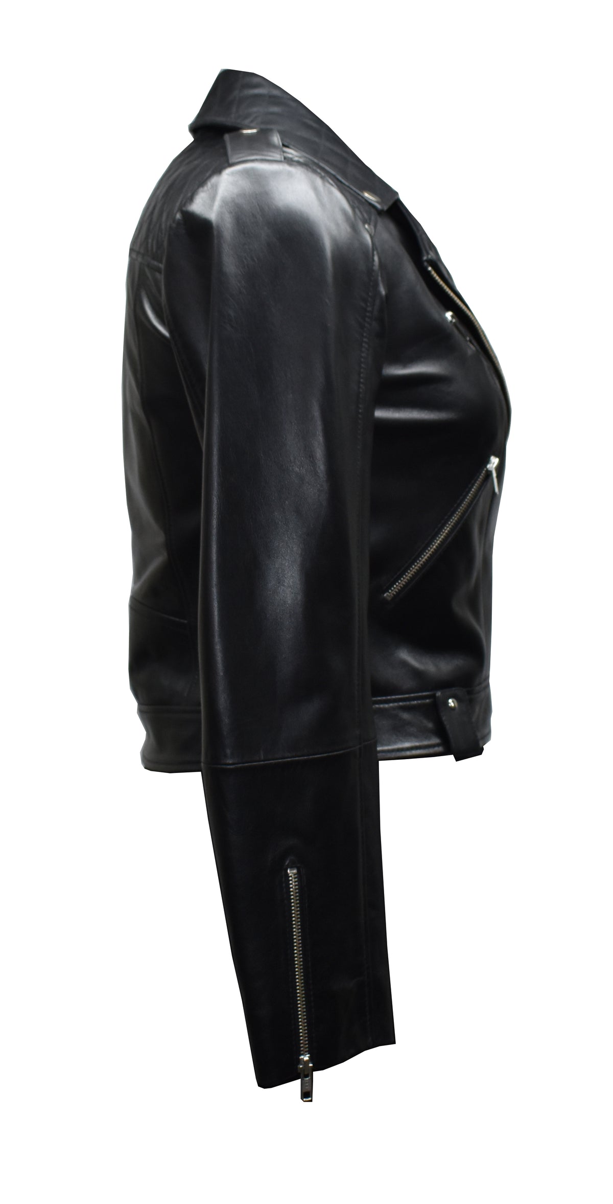 HUNTER WOMEN'S LEATHER BIKER JACKET