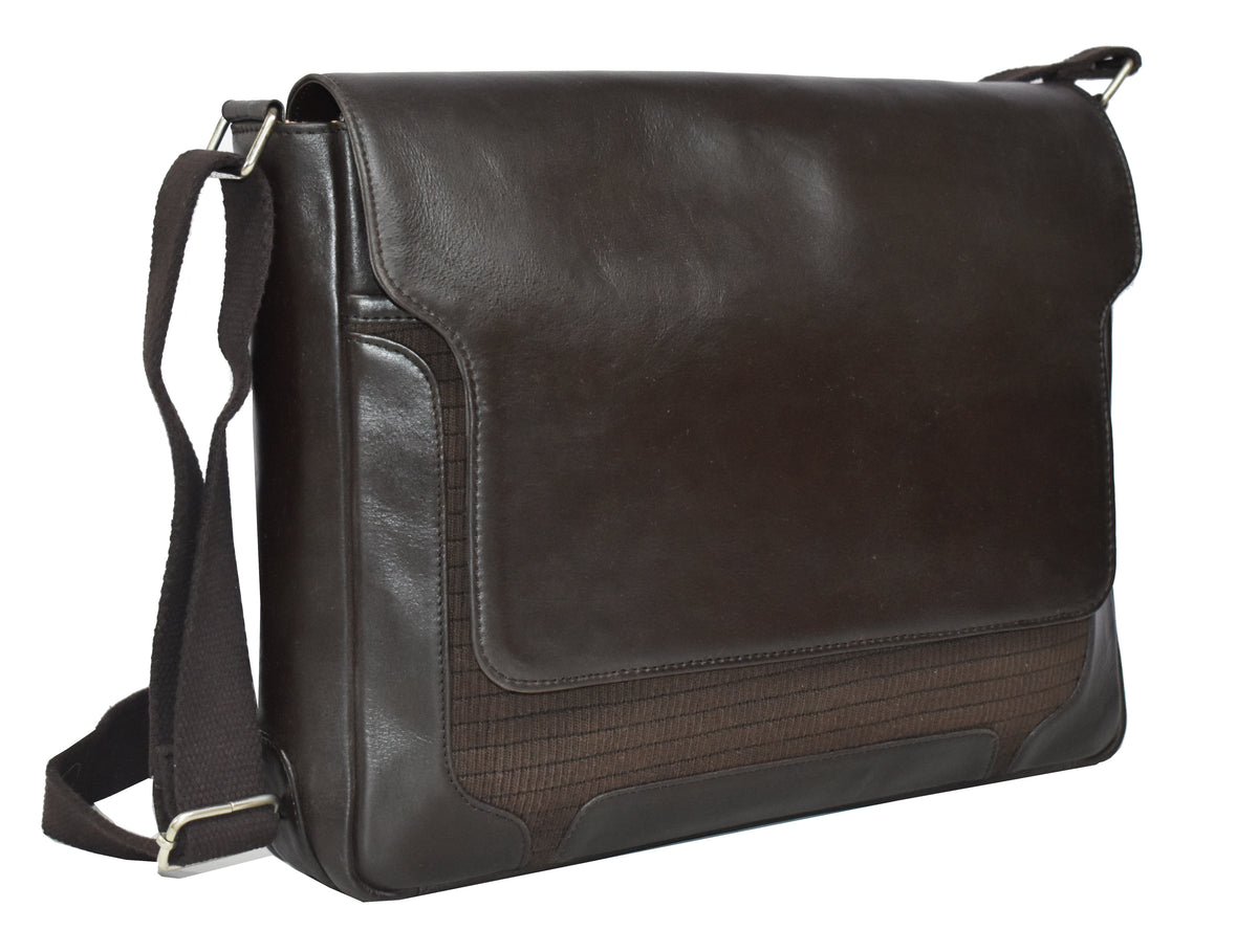 BOREX LEATHER MESSENGER BAG