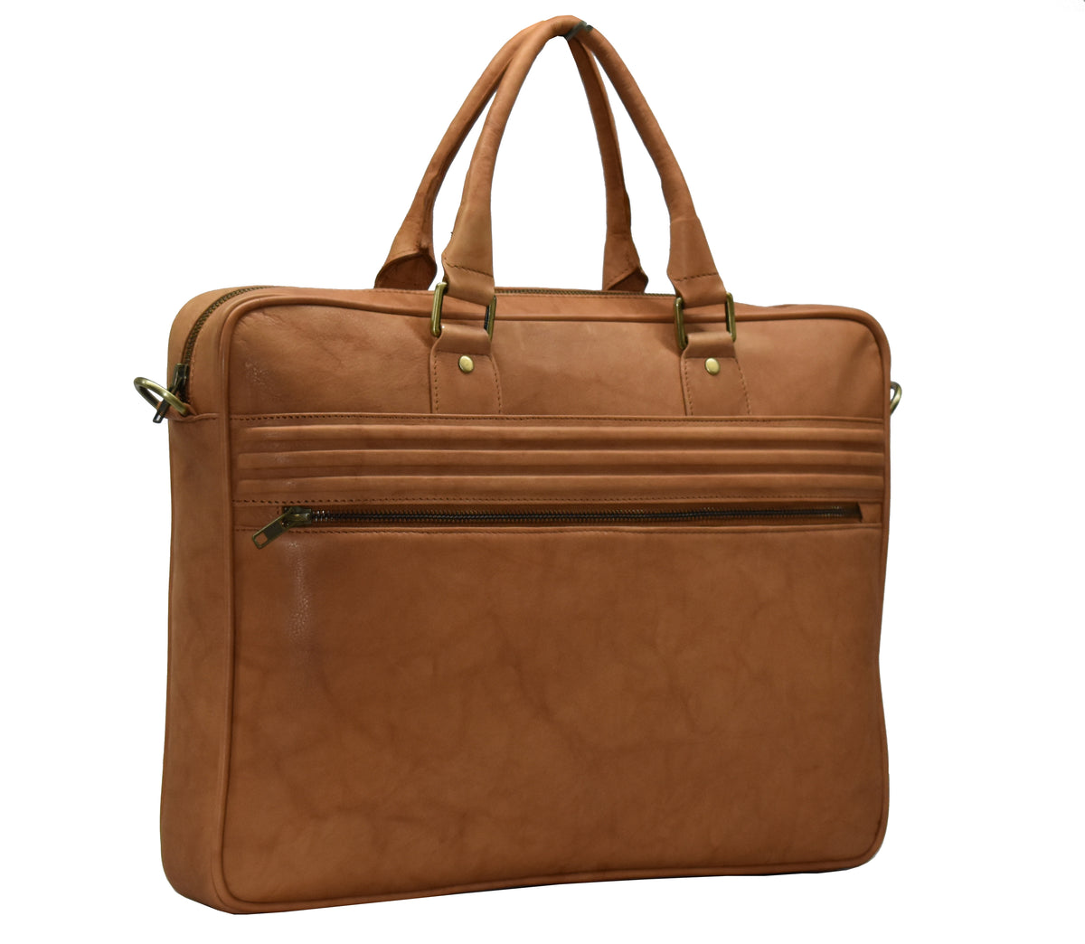 OLYMPUS LEATHER LAPTOP BAG