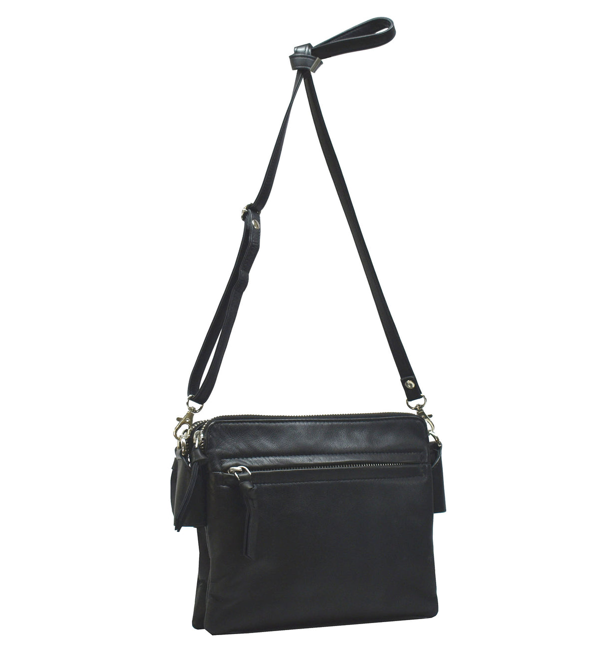 MICRO LEATHER CROSSBODY