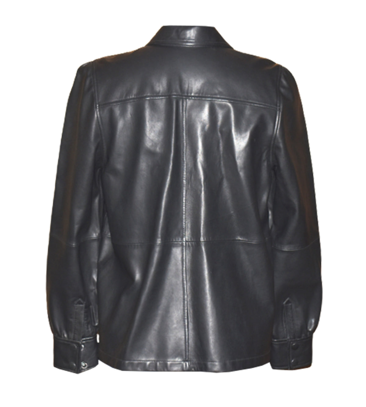 BORIC LEATHER WOMEN'S SHIRT