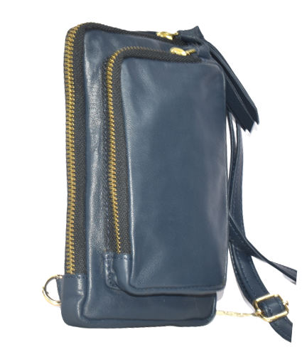 MERCER LEATHER PHONE CROSSBODY