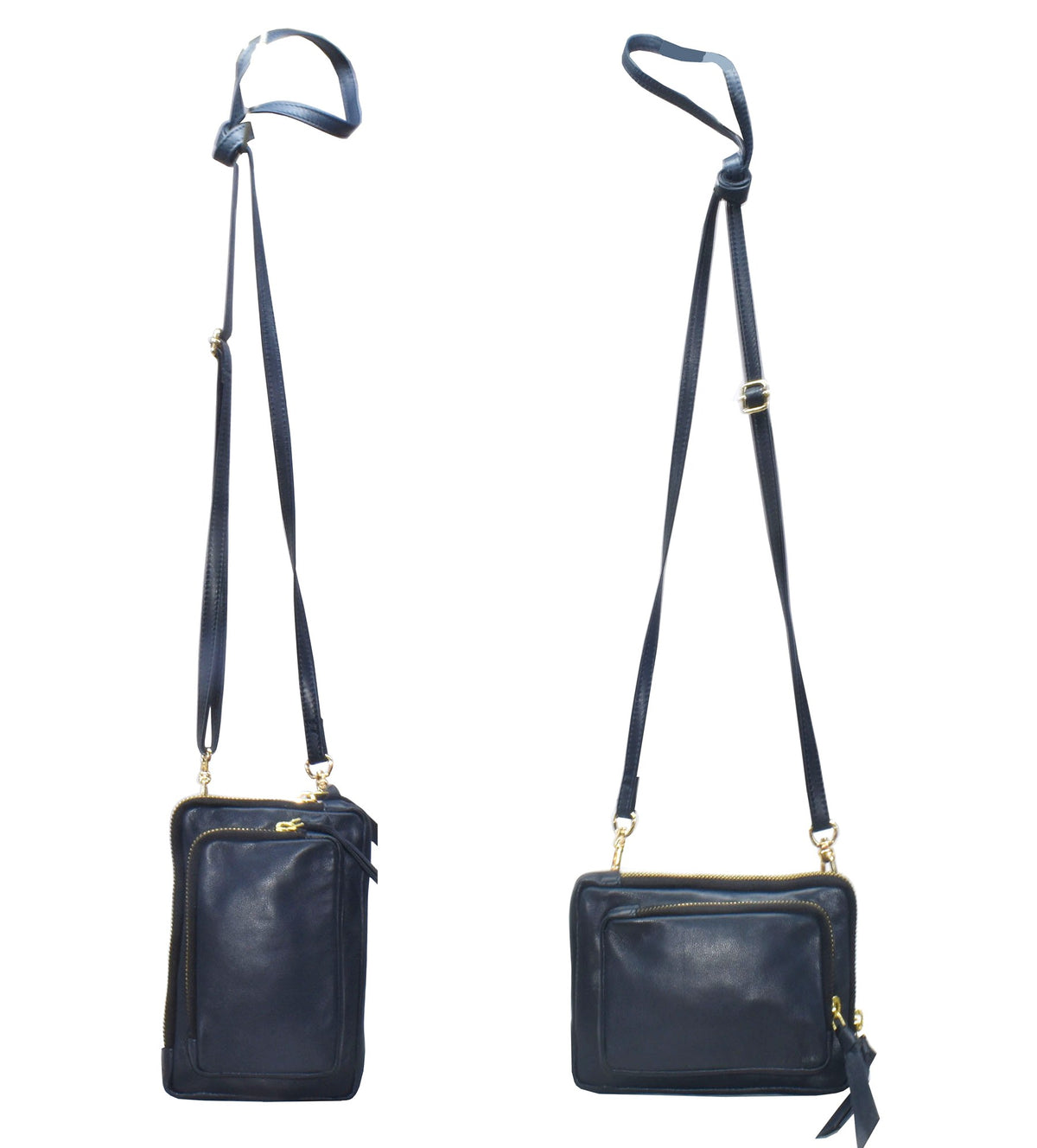 MERCER LEATHER PHONE CROSSBODY