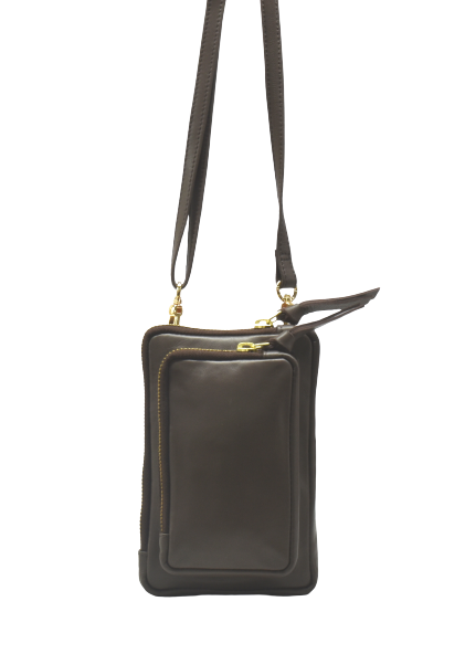 MERCER LEATHER PHONE CROSSBODY